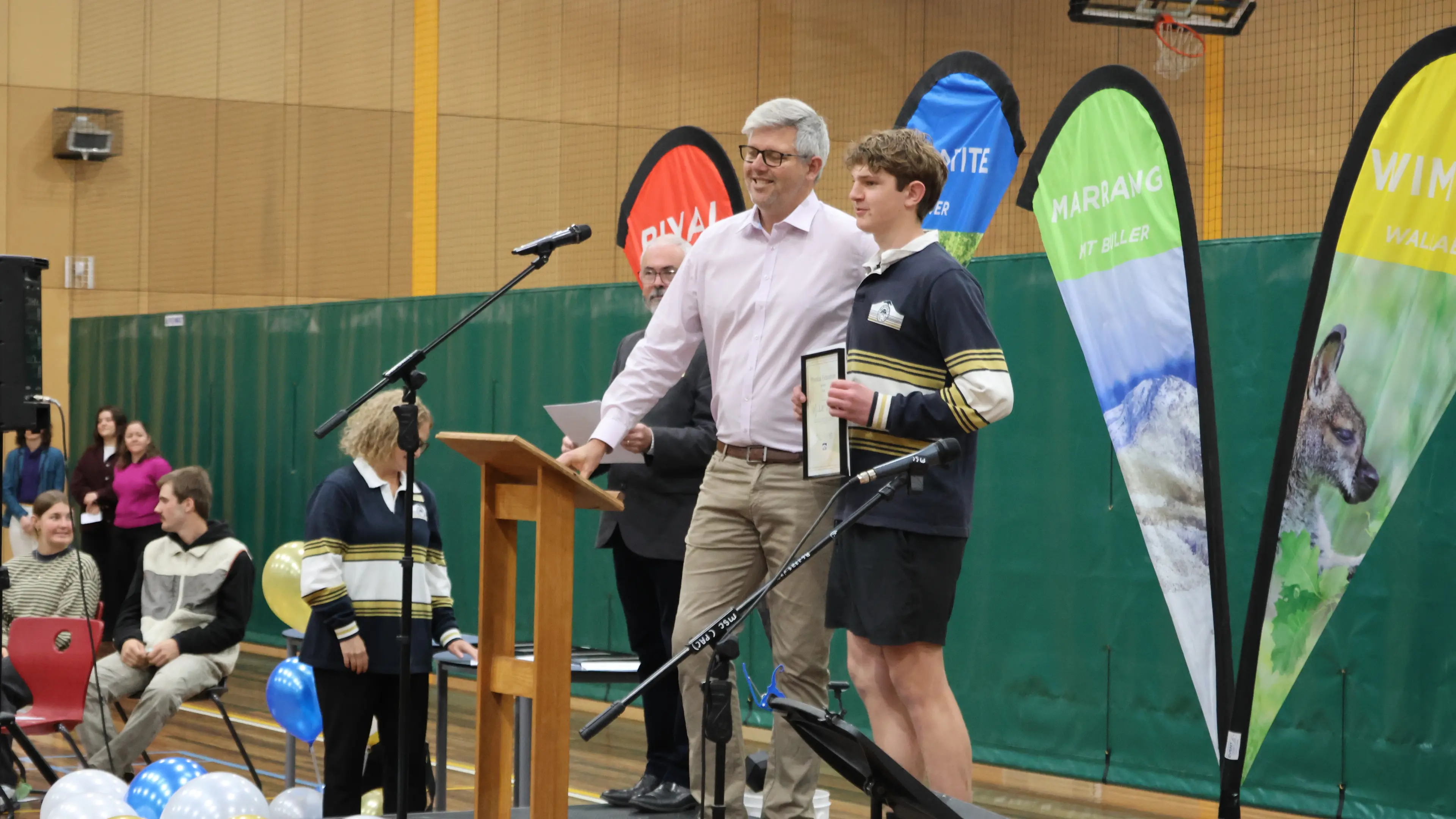 Class of 2025 graduates at Mansfield Secondary College