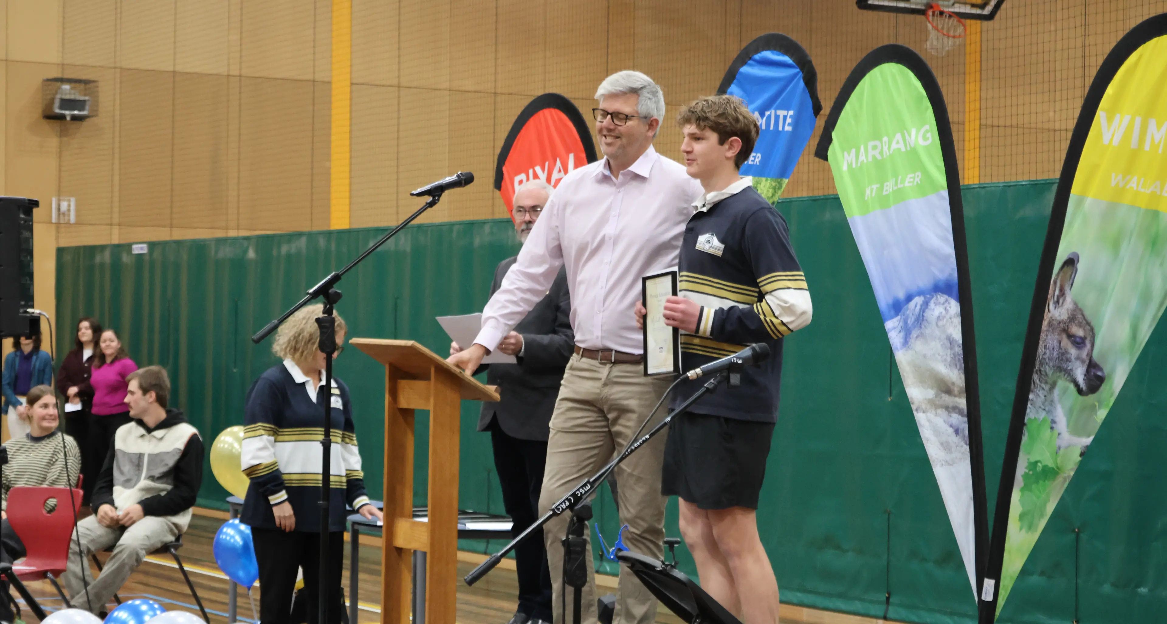 Class of 2025 graduates at Mansfield Secondary College