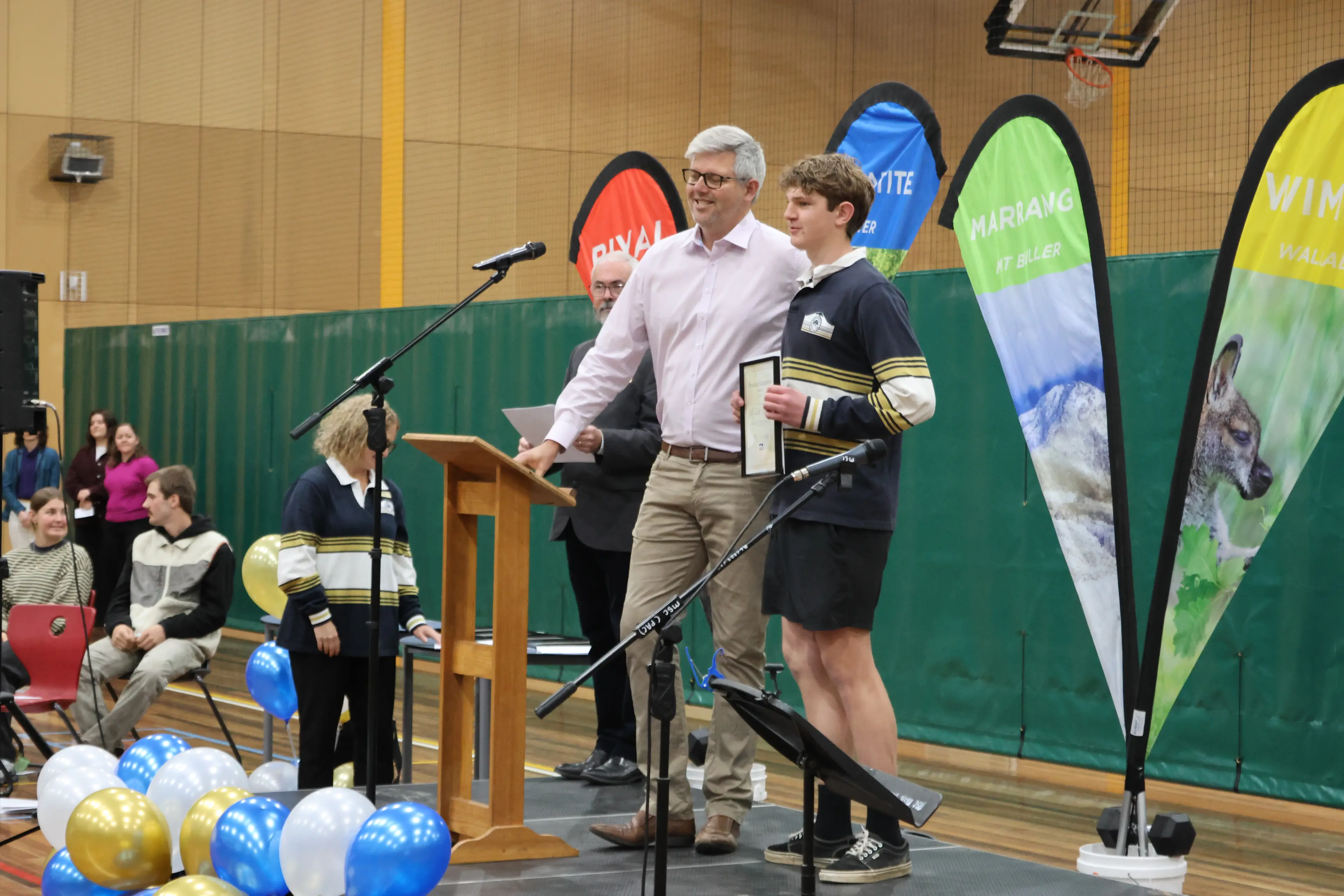 Class of 2025 graduates at Mansfield Secondary College