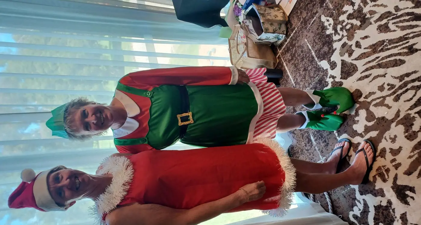 Christmas fun day for lady golfers