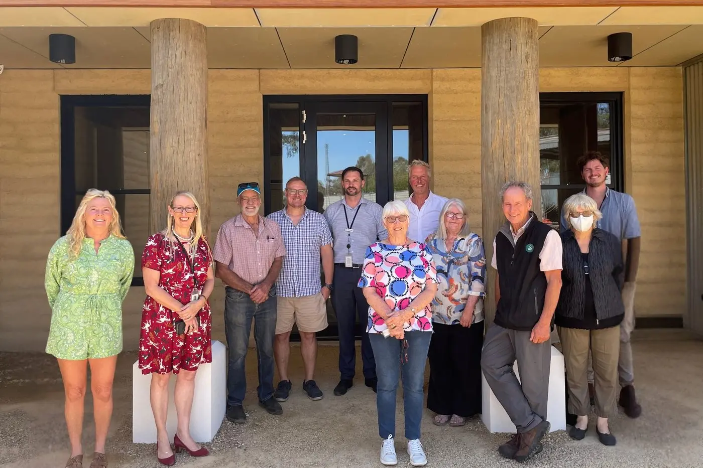 NEXT STAGE: Council and community representatives gathered for a walk through of the new museum, as talk turned to the fit-out.