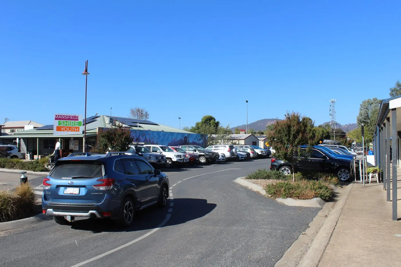PARKING AND THOROUGHFARE: In the build-up to the Easter long weekend, there was still a steady stream of motorists using Erril Street.