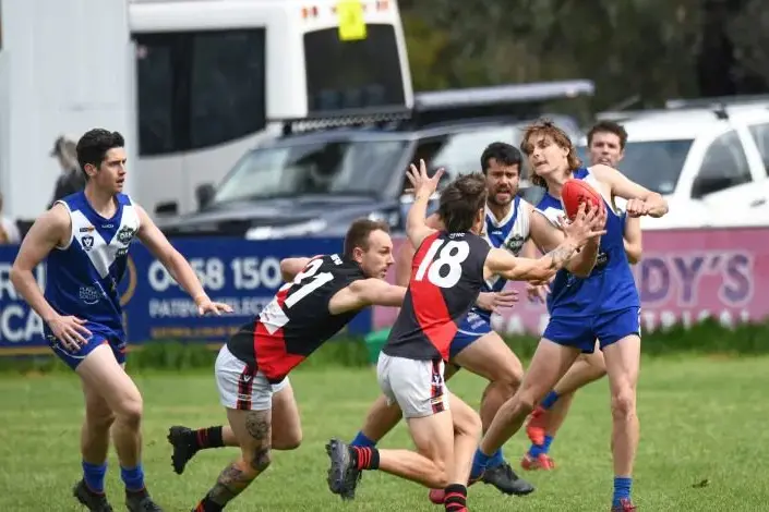 GRAND FINAL REMATCH: The two titans, in a 2023 grand final rematch, fought vociferously the entire match, with memories of the last time these two teams squared off fresh in the players\\u2019 minds. PHOTO: Kurt Hickling