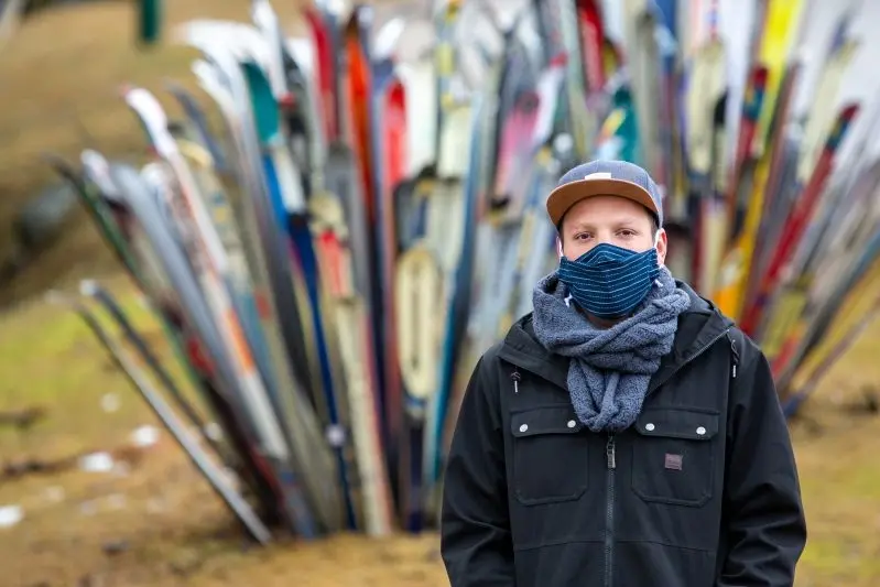 NO MORE SNOW: Greg Palmes was one of many workers stranded on Buller following the pandemic lockdown. PHOTO: Sandra Lee Photography