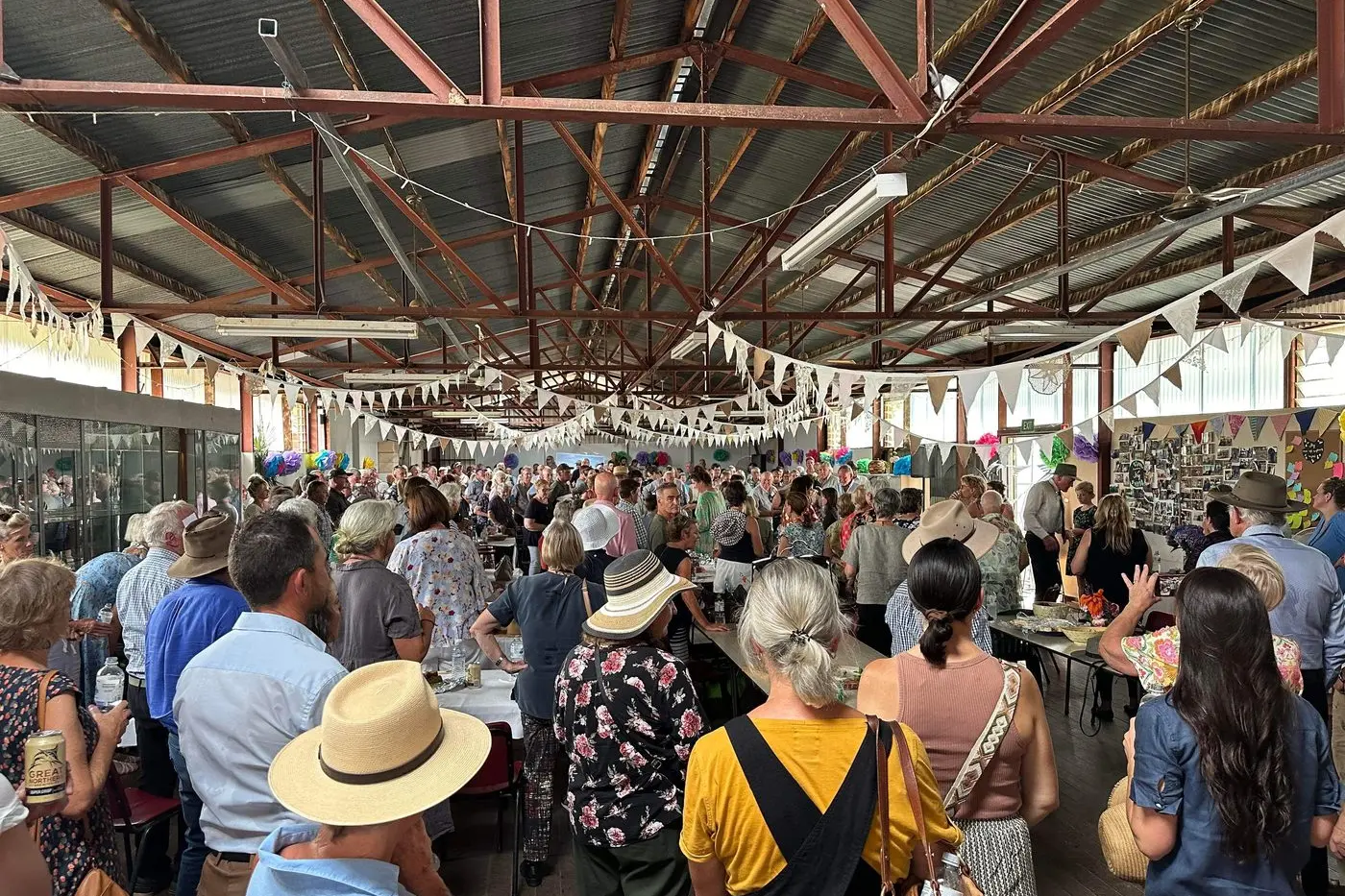 CELEBRATION: The Ed Harris Pavilion at the showgrounds was filled with family and friends to farewell Joy Forrest. PHOTO: Billie Leatham