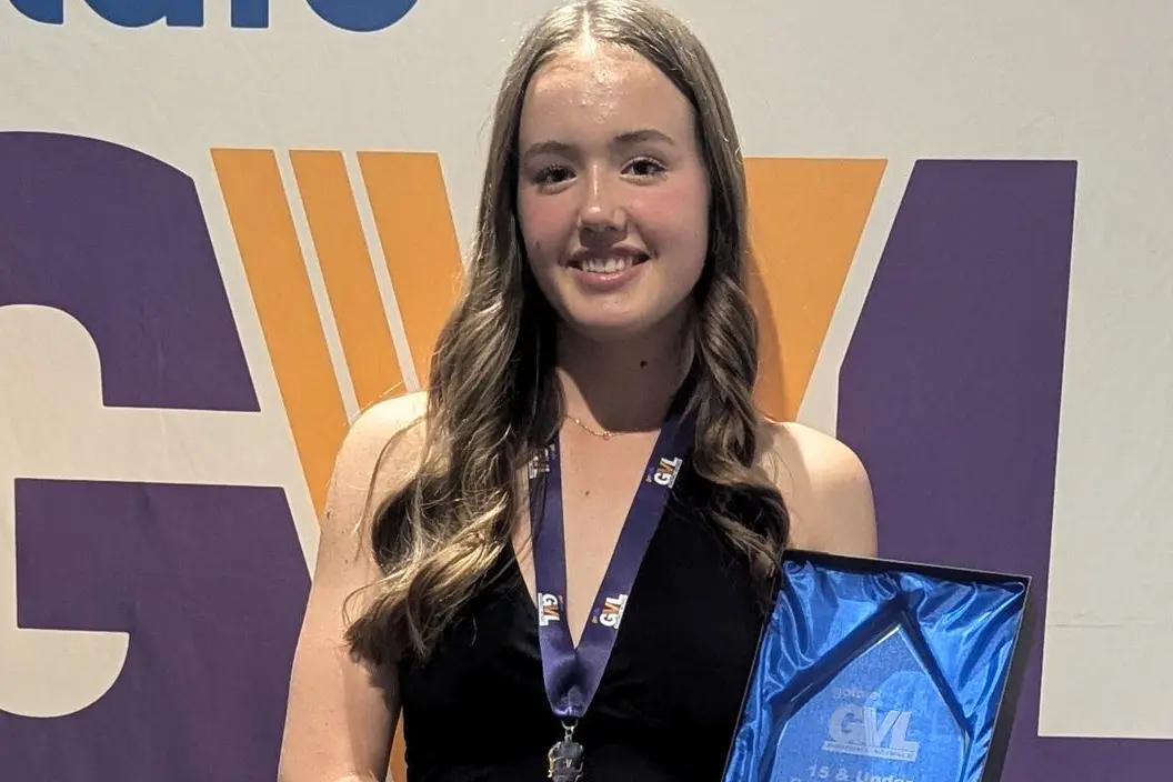 GVL U15 BEST AND FAIREST: Last week Eva Clysdale received the Goulburn Valley League U15 Best and Fairest Jacqui Hudson medal at the GVL awards night.