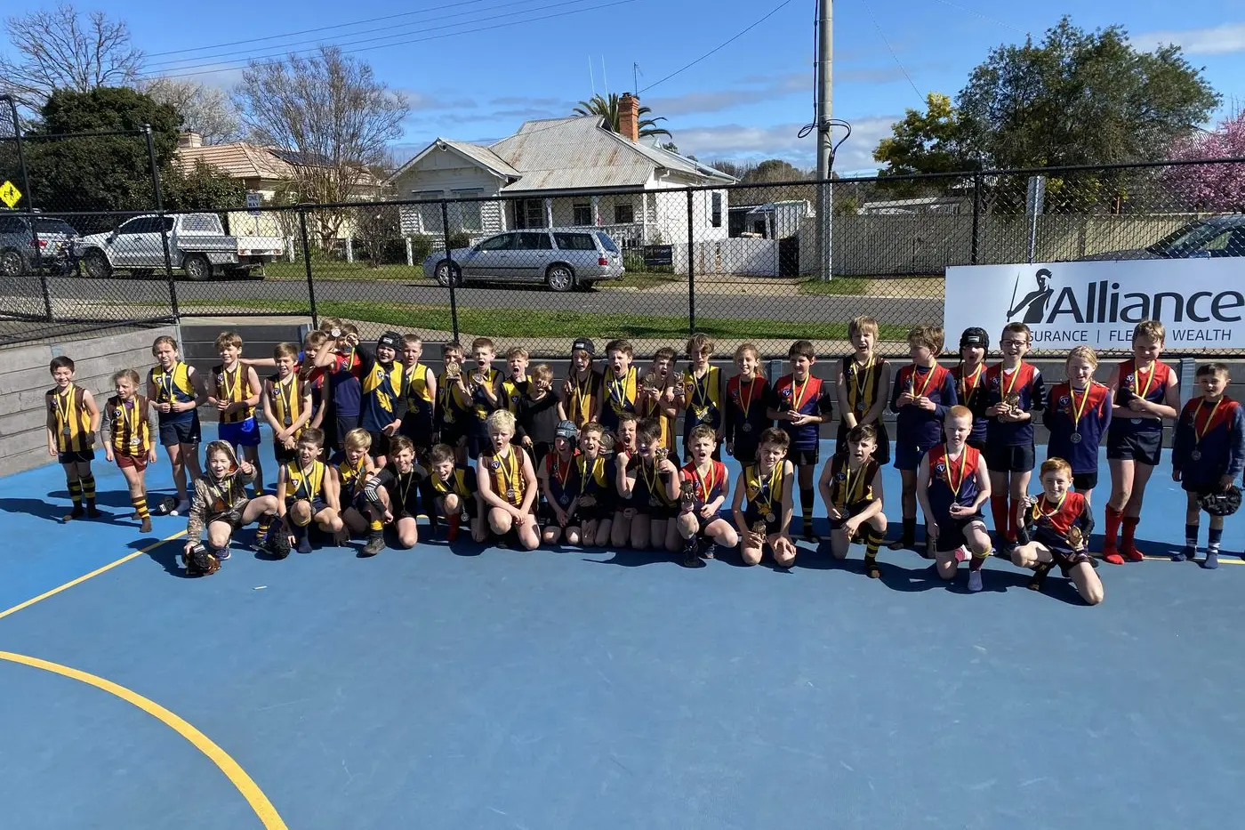 GIRLS INCLUDED: Setting the stage early for girls to play in footy at Mansfield, last season saw 4\\u20135 girls included in the junior footy competitions. Id:38685