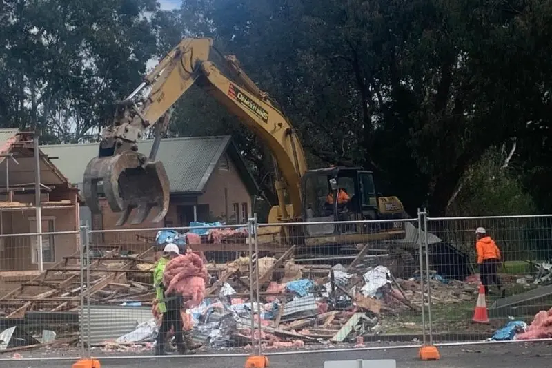 NEW LOOK: Works are under way at the Snobs Creek hatchery facility near Eildon.