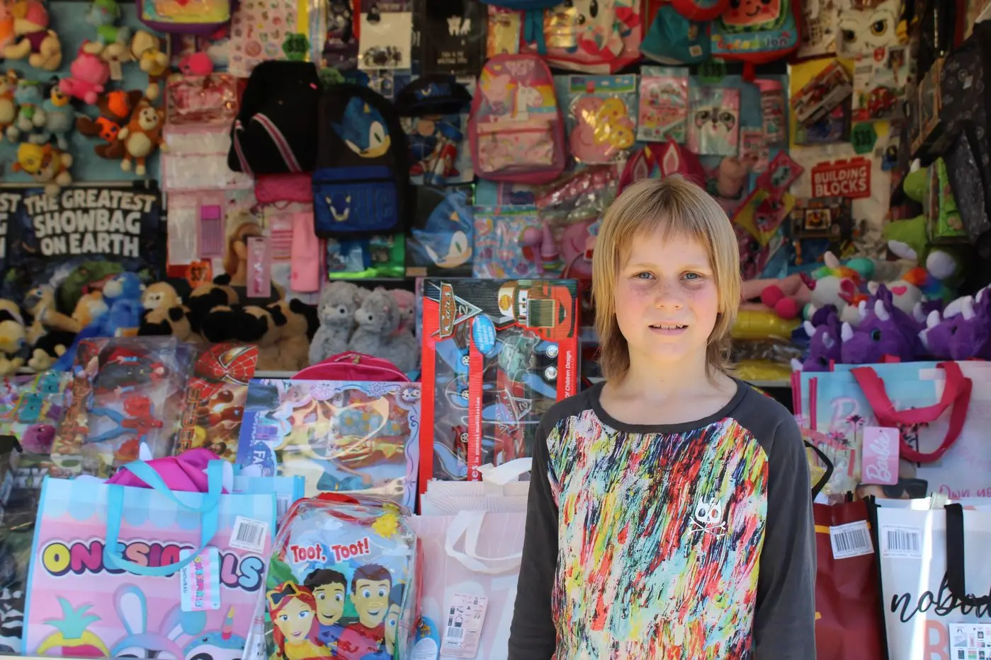 HOPEFUL WINNER: Lining up at the sideshows at last Saturday\\'s Mansfield Show was Leroy West.\\nPHOTO: Emma Oliver