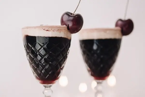 BE DARING: Celebrate Mother\\'s Day by spoiling yourself with a Black Forrest Cocktail made with the delectable Sassy Sister Blueberry Liquer. Id:40886