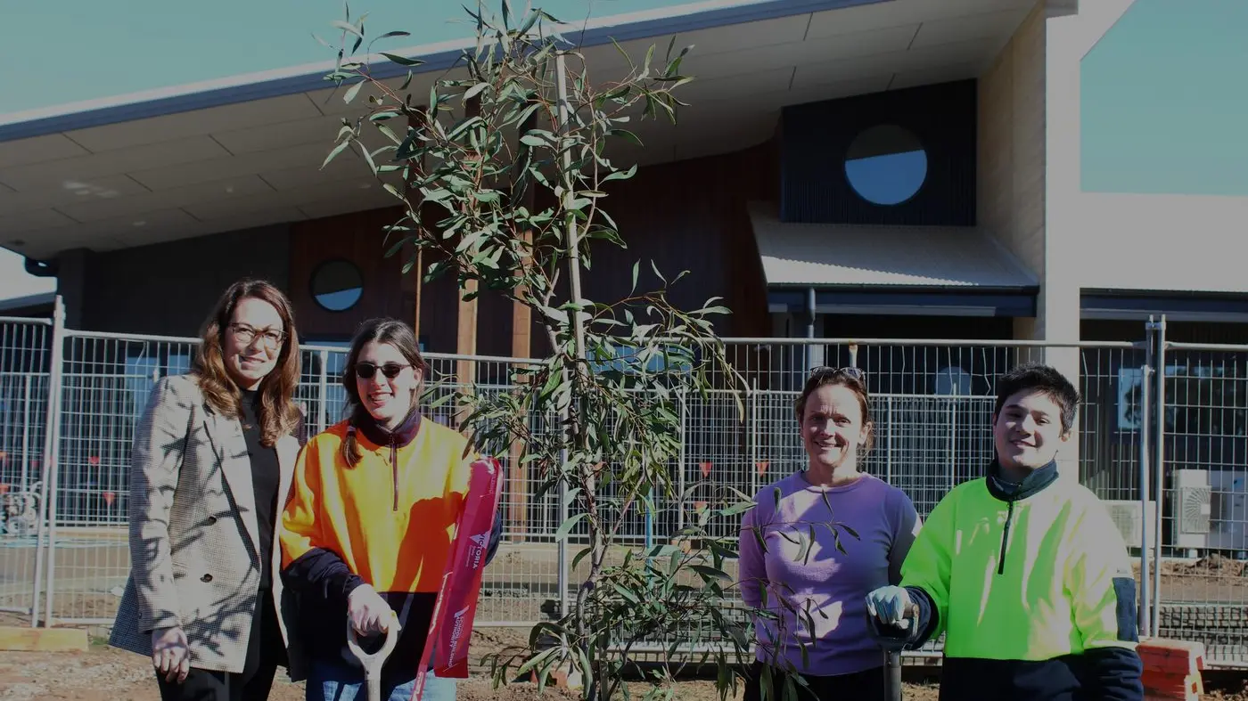Official opening and sod turning at Mansfield Autism