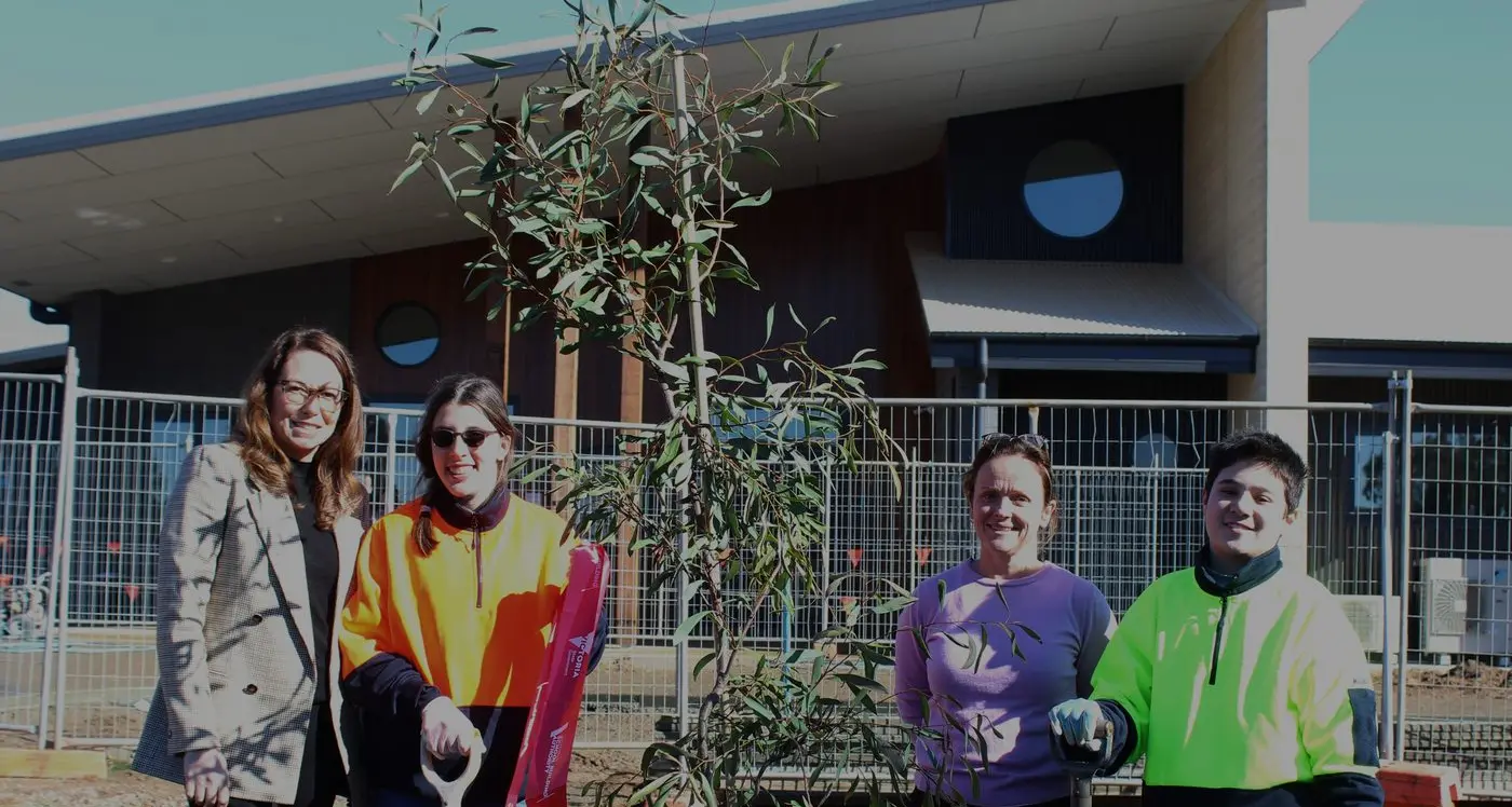 Official opening and sod turning at Mansfield Autism