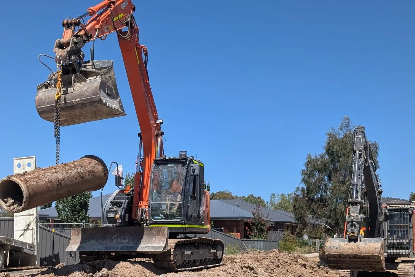 NO MORE FLOODING: Rowe Street drainage issues are being addressed with a May completion scheduled.