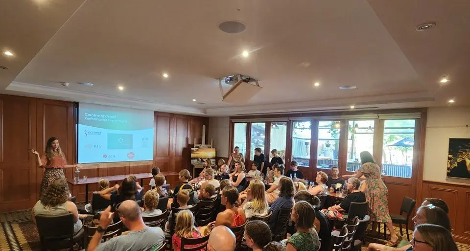 Former Olympian shares peak performance tips