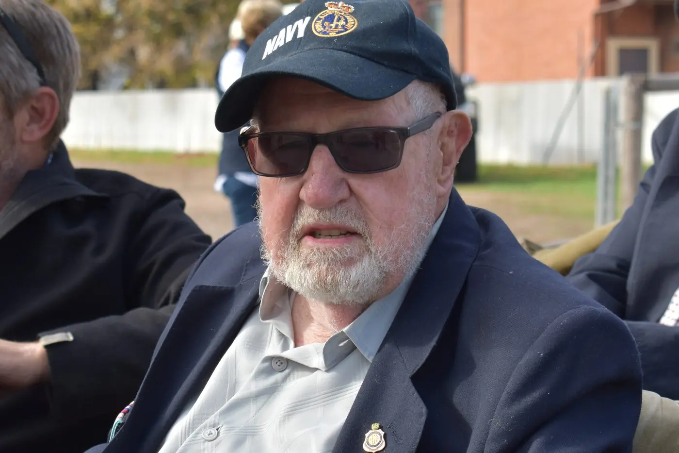 SERVICE: Mansfield\\'s Roy Booth who served in the Australian Navy at the 2018 ANZAC Day service. PHOTO: Pam Zierk-Mahoney
