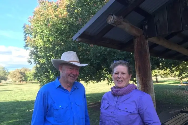 SUSTAINABLE HOUSING: Sustainability Mansfield secretary Ed Adamson, and president Carolyn Suggate, discussing their plans for the social housing concept project.  Id:40253