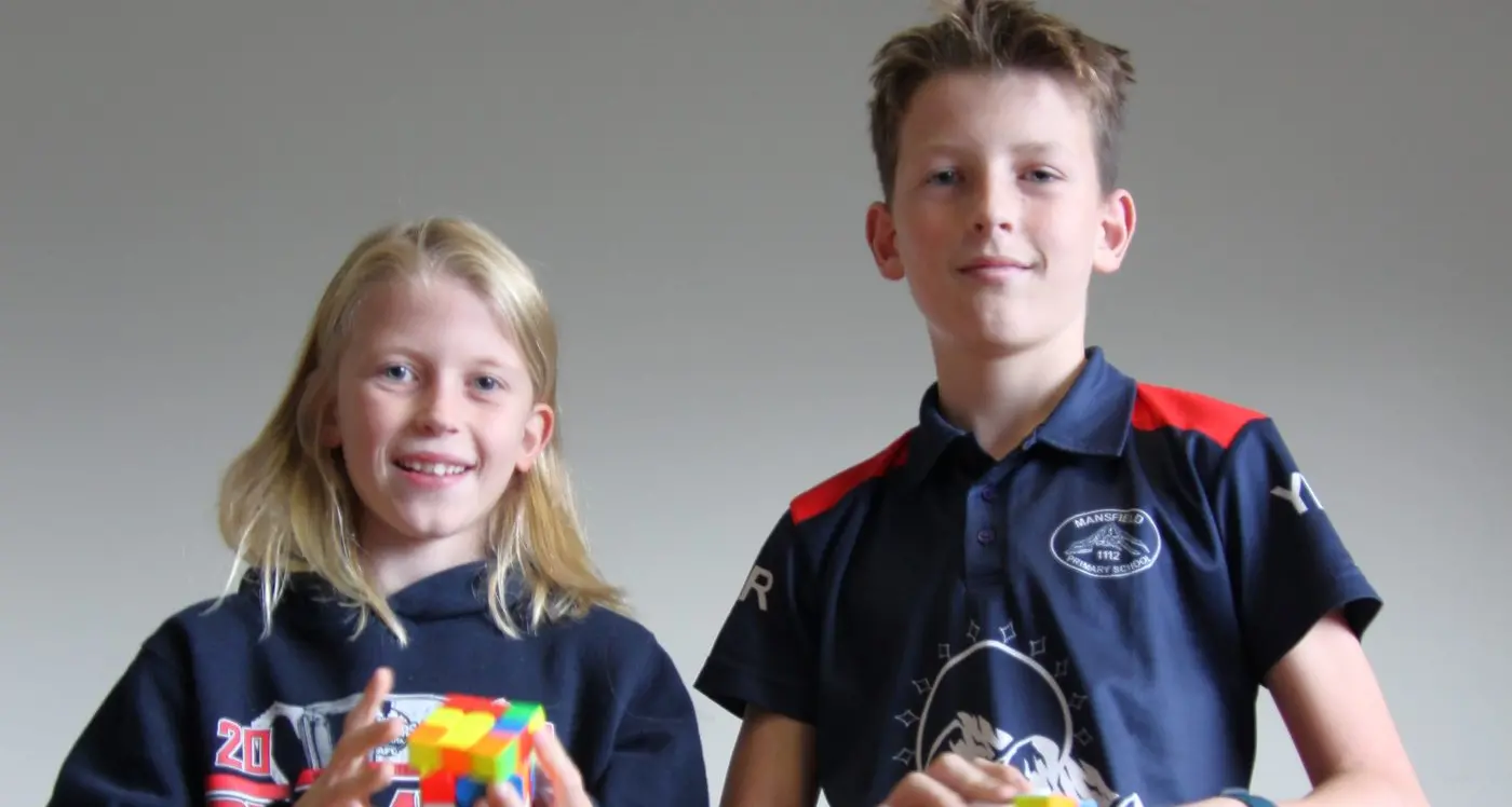 State championships for speedcubing siblings