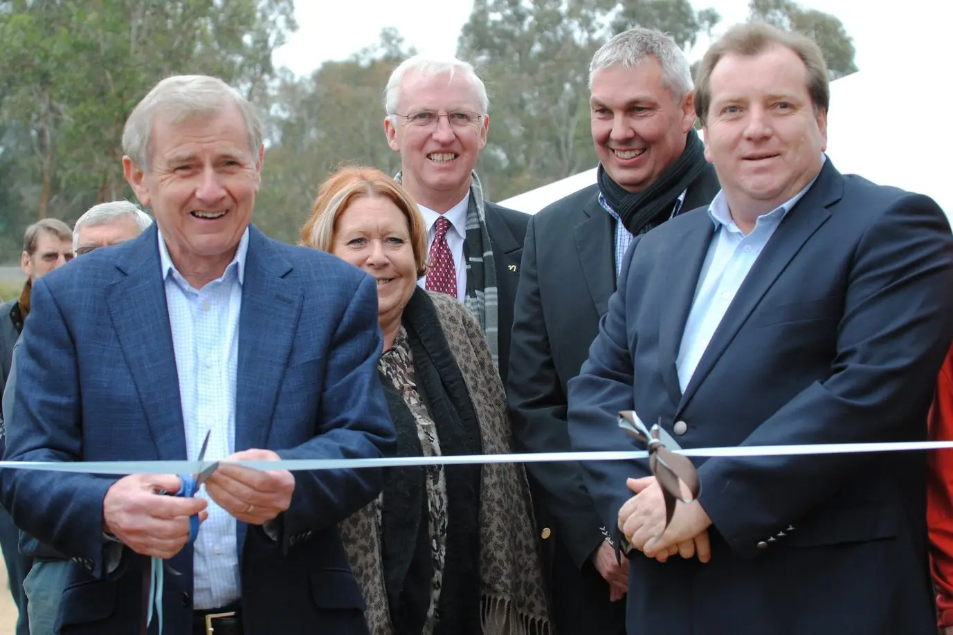 AT THE BEGINNING: In June 2012 the Minister for Regional Development, Simon Crean, officially opened the Great Victorian Rail Trail. Id:26480