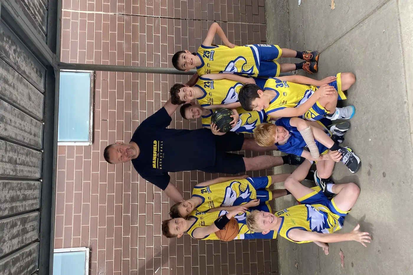 EXCITED TO PLAY: The team had a great time playing against teams from around the state.