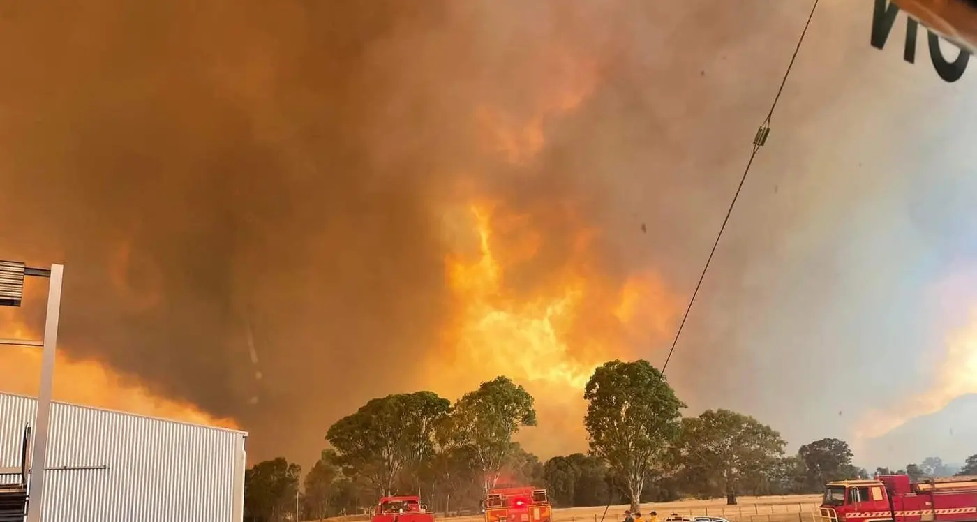 Fire safety breakfast set for Bonnie Doon