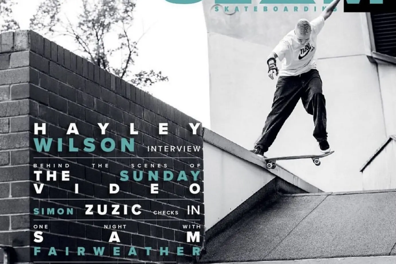 ON A ROLL: Hayley Wilson is the first female to grace the cover of Slam skateboarding magazine. Id:27508
