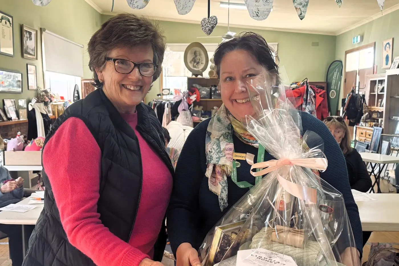 WINING FORM: Eliza Foster with CWA Mansfield Branch Secretary Sonja Fowler. PHOTO: Supplied