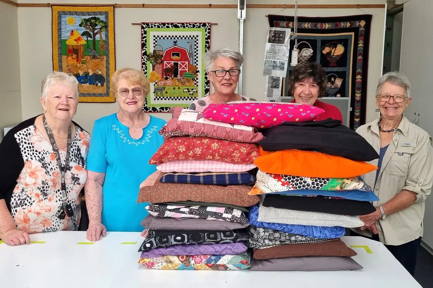 Quilters helping kids at Southern Cross Camps