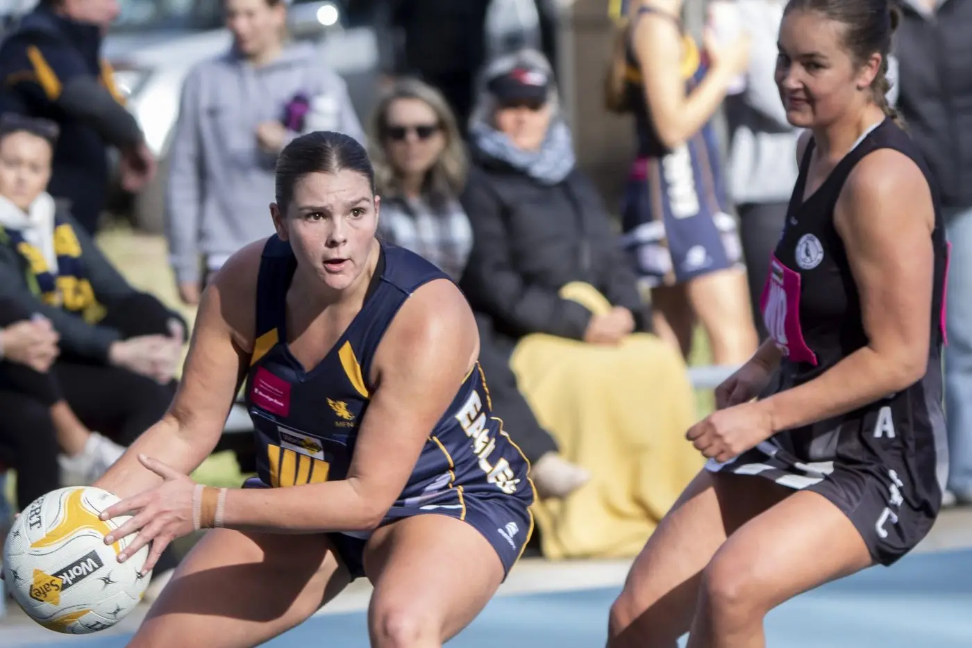 UNSTOPPABLE: Amy Dixon-Rielly\\nkept defenders busy. PHOTOS: Dale Mann