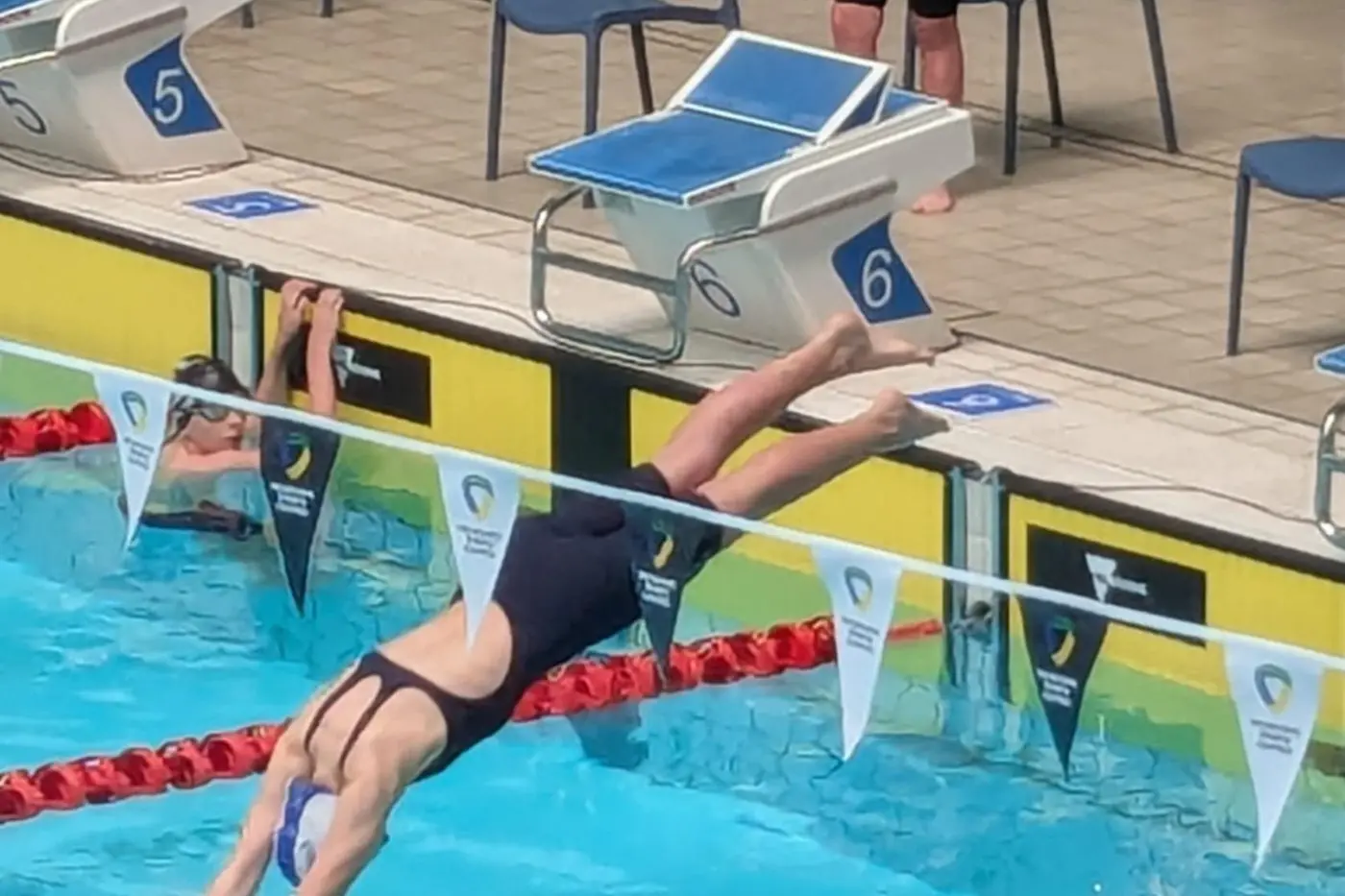 STRAIGHT DIVE: Rowena Creighton (12). PHOTO: Fiona Creighton