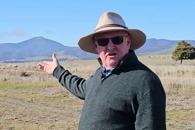 LISTENING LOCALLY: Mayor Rabie looks out across the Delatite Valley \\u2014 disappointed by the misinformation, but listening to local concerns.