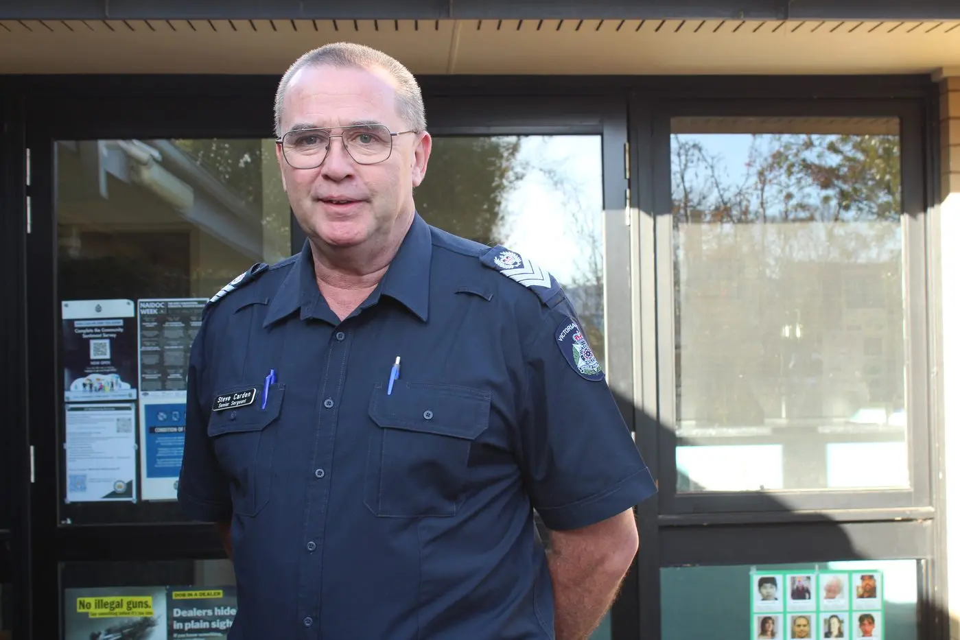 DANGEROUS DRIVING: Snr Sgt Steve Carden expressed disappointment at a spate of recent dangerous driving.