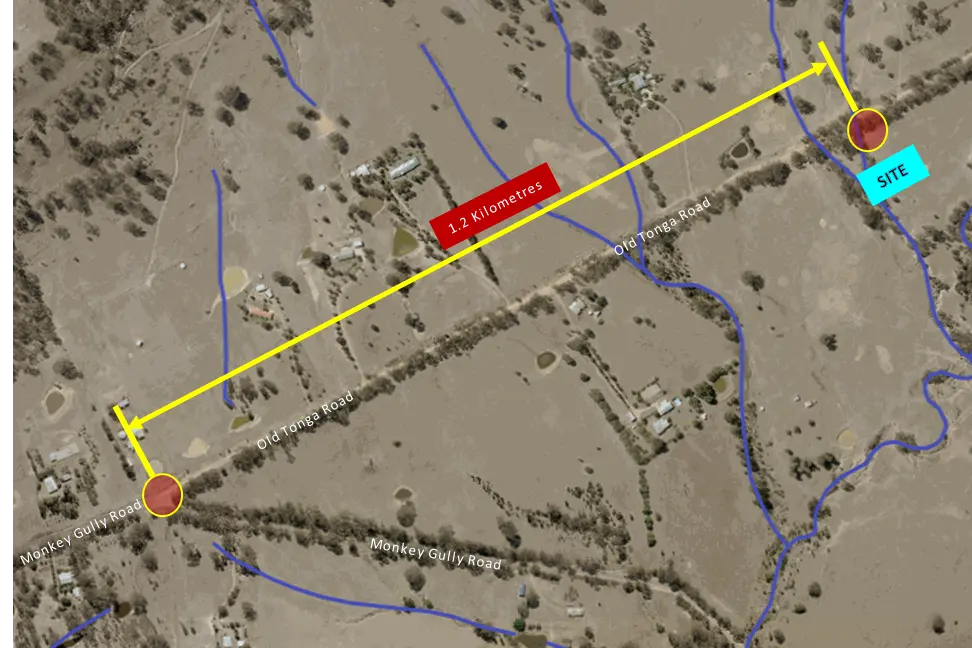 UPGRADES: Construction has started on Old Tonga Road.  Id:41877