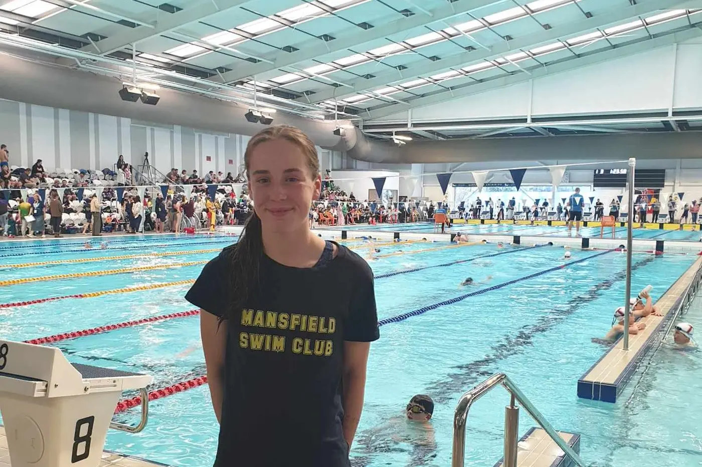 BURNING UP THE POOL: Mansfield swimmer Keziah Wolfe competed in the Victorian Country Short Course Swimming Championships in Traralgon. PHOTO: Supplied