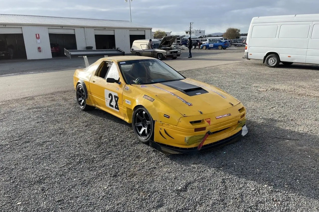 MOUNTAIN BOUND: Paul Konig and his yellow Mazda RX7 will take on Bathurst\\'s famous Mount Panorama On November 11 and 12.
