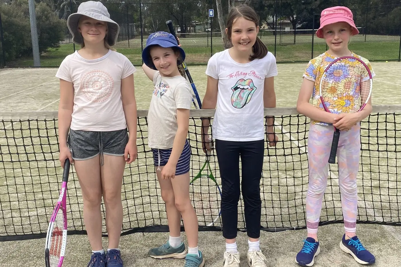 JUNIOR GIRLS: Georgia, Eadie, Rahni and Heidi. PHOTO: Jo O\\u2019Brien