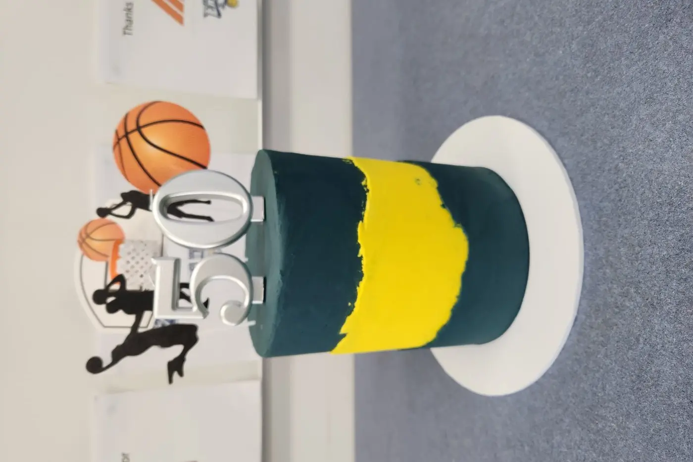 READY TO CELEBRATE: Members of the community gatered at the Mansfield Dual Court Stadium.