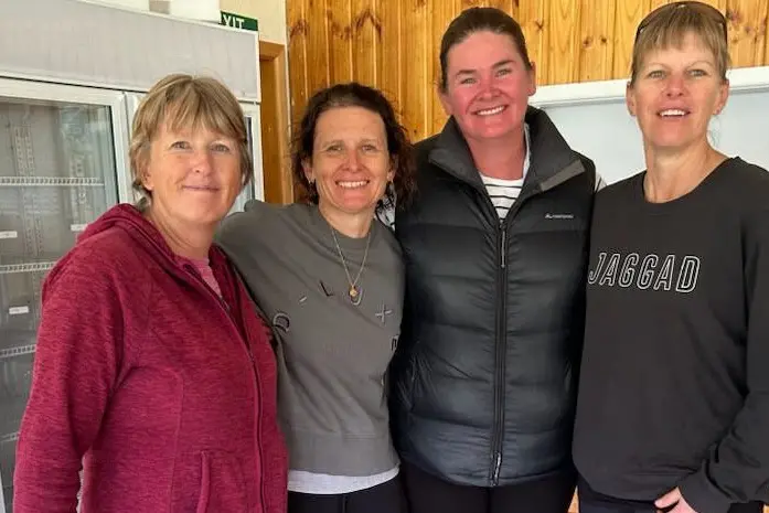 PREMIERS: Team Terip Terip were Frances Lawrence, Cindy Hayes, Phoebe Macdermid and Bec Lyttle. PHOTO: Karyn Fraser