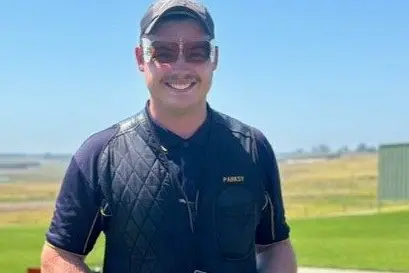 Clay shooting a Parks family tradition