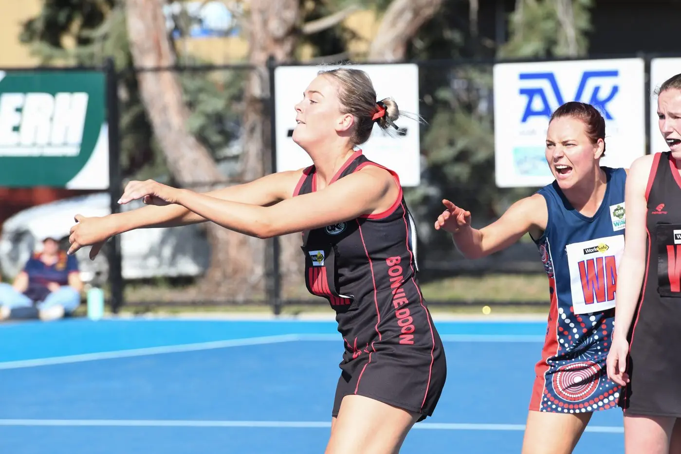 LEADING THE WAY: Captain Mia Tanner ushered her team to a seven-goal lead at the quarter break. PHOTOS: Kurt Hickling