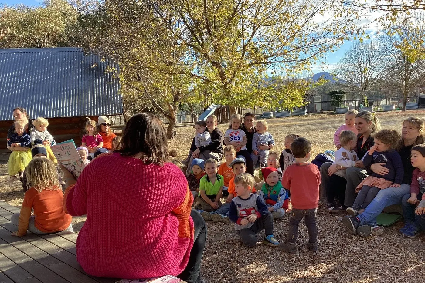 GATHER ROUND: The Farmhouse participated in National Simultaneous Storytime on May 21.