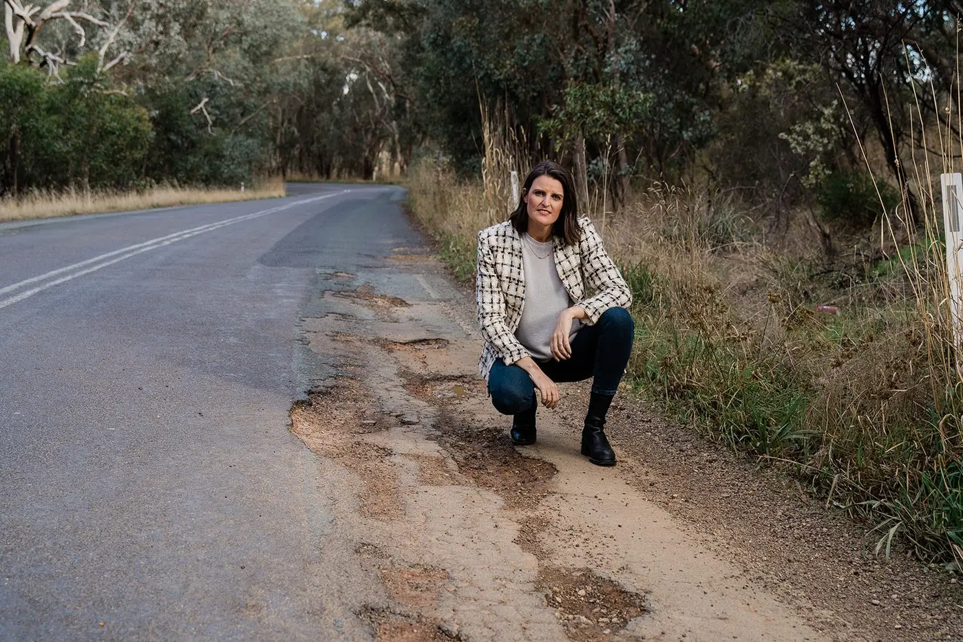 THE STATE OF THE ROADS: Member for Euroa, Annabelle Cleeland has called on the state government to address damage and neglected regional roads and infrastructure.