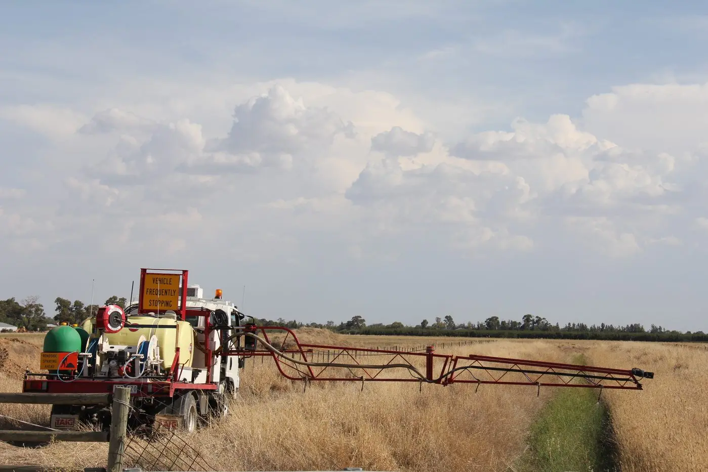 SPRAYING: GMW is hitting the weed hard this season.