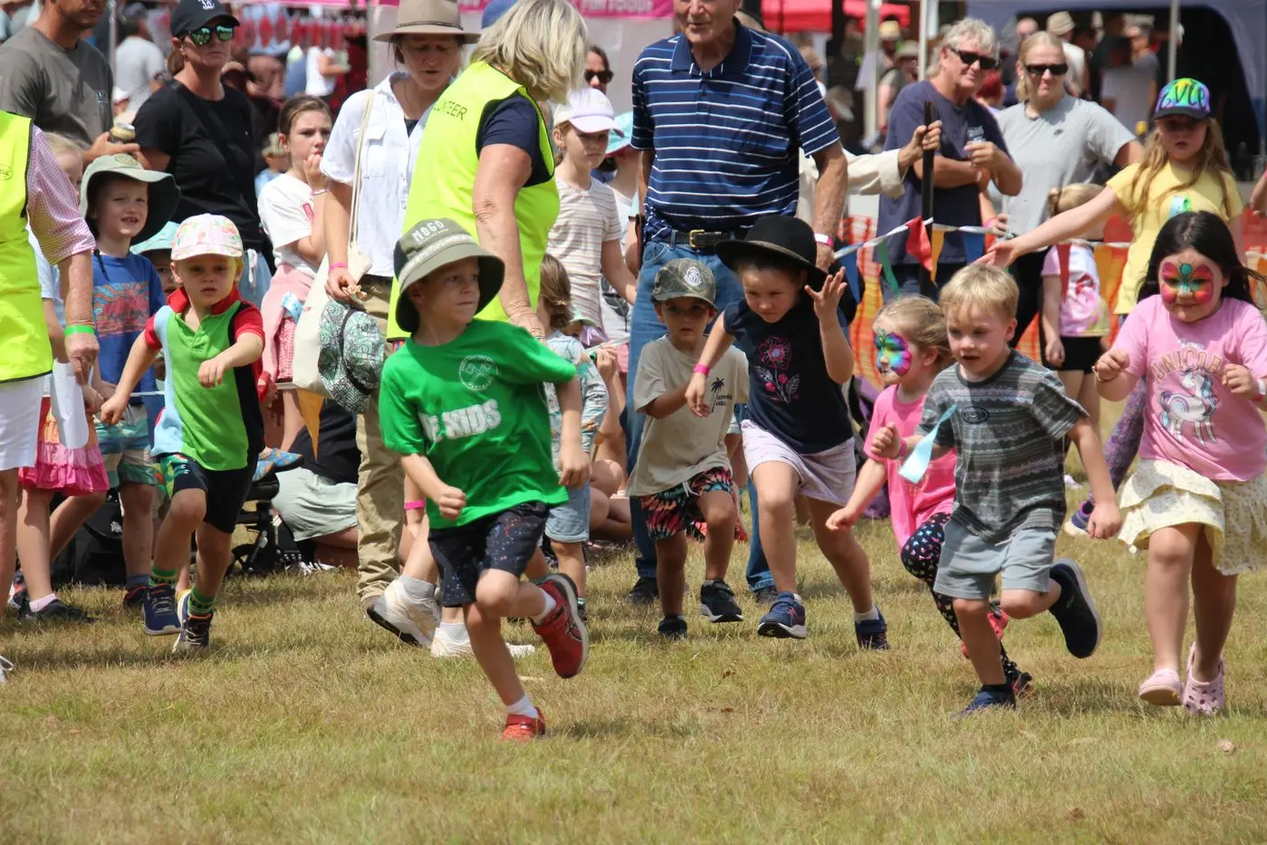 COMPETITORS: Young and less young enjoyed a day of fun and games at Tolmie Rec Reserve for the 138th Tolmie Sports Day.