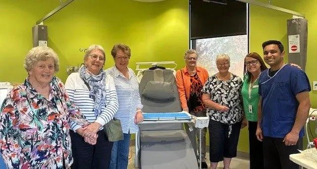 Hospital dialysis program welcomes new state-of-the-art chairs