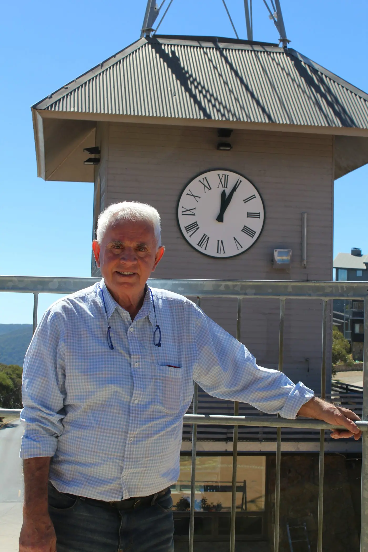 HUMBLE BEGINNINGS: George Aivatoglou built up a a thriving ski hire business on Mt Buller.
