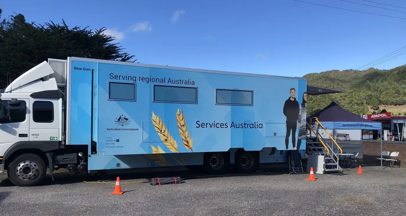 Blue Gum bus rolling into region's towns