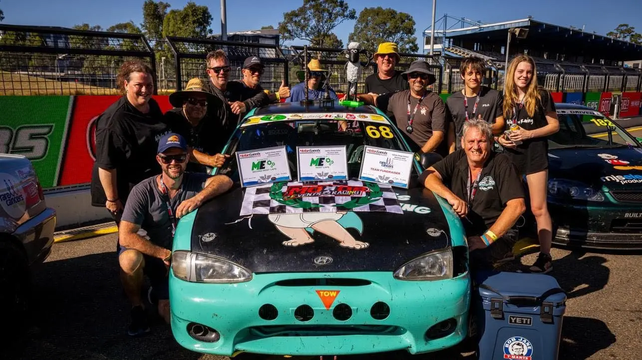 HyUndies first and second over finish line