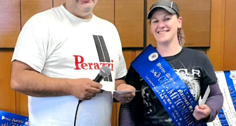 Michelle Beecham's winning shot