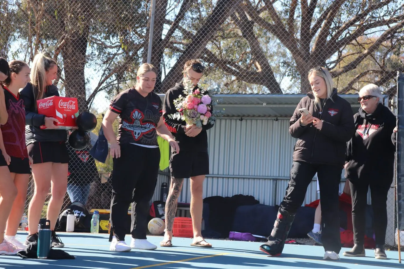 300 GAMES: Player/Coach Michelle Tanner recently celebrated her 300 game milestone in front of friends, family, teammates and fans.