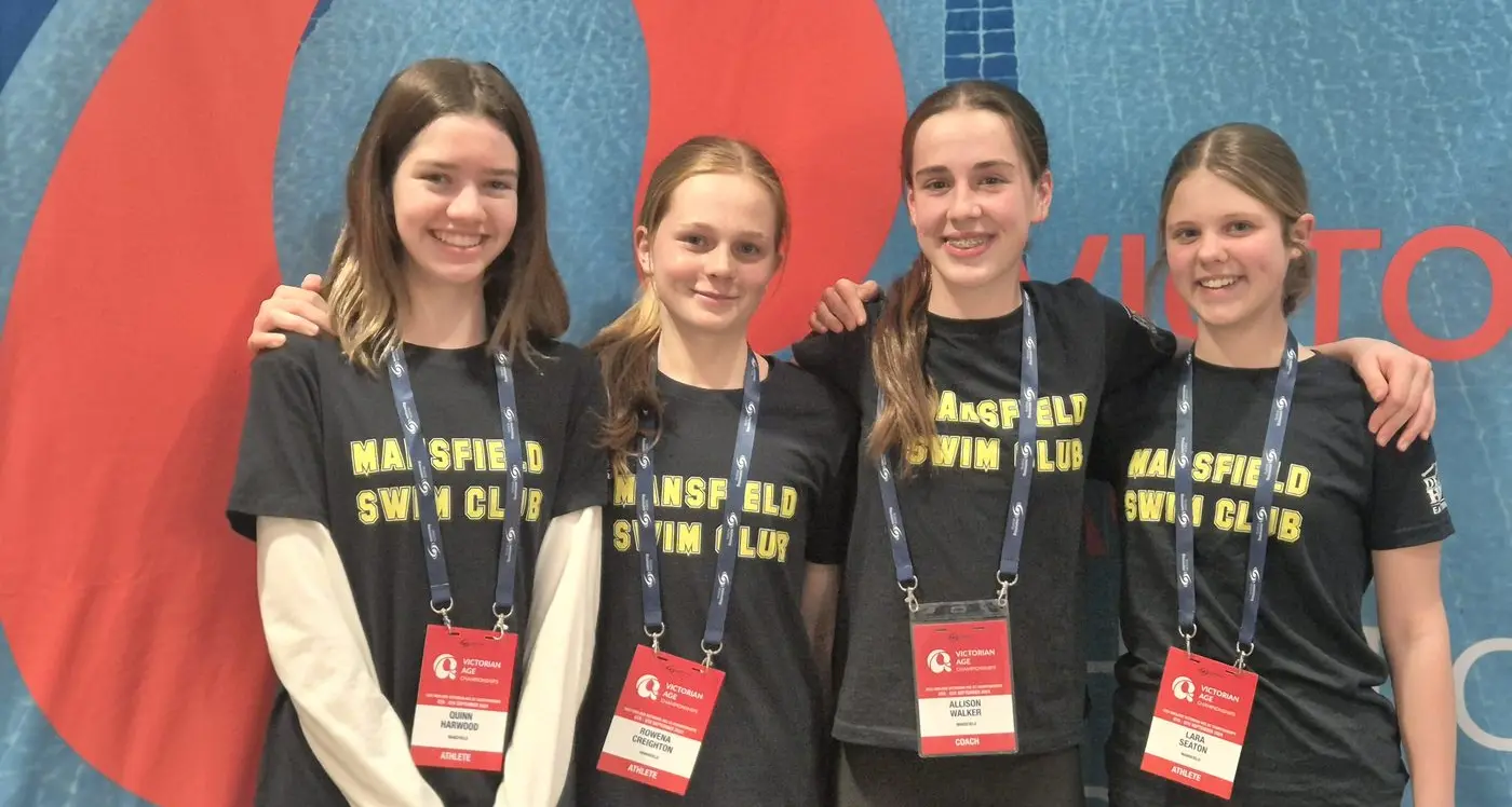 Mansfield swimmers shine at Victorian State Age Short Course Championships